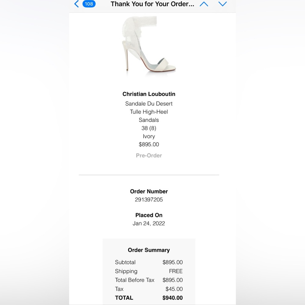 Christian Louboutin Bridal Heels - Picture 3 of 10